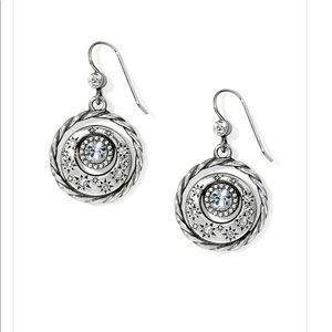 Brighton Halo Swing French Wire Earrings Silver